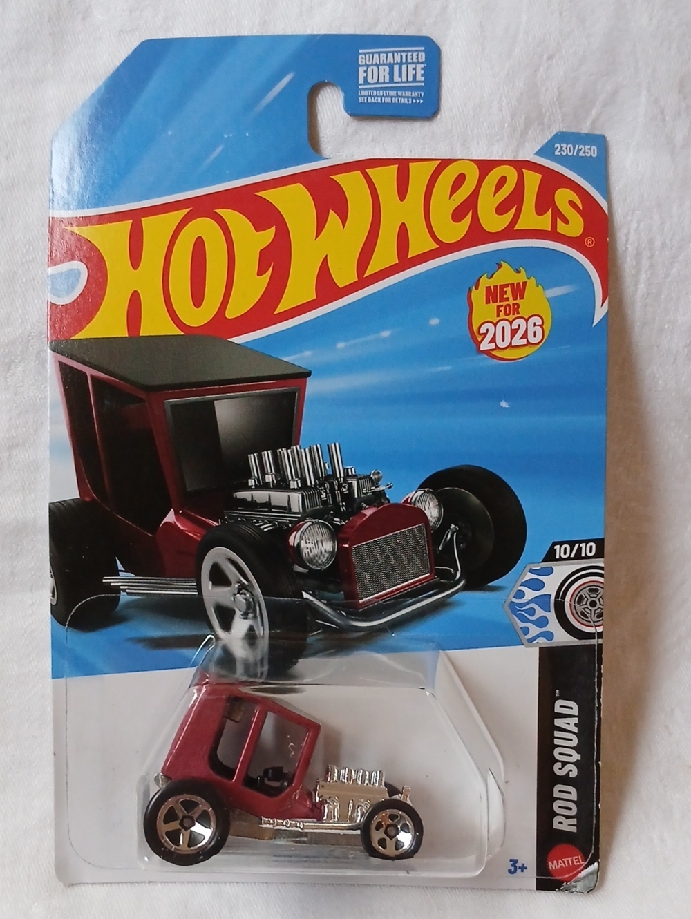 Mattel Hot Wheels Uncertain-T Rod Squad Toy Car New